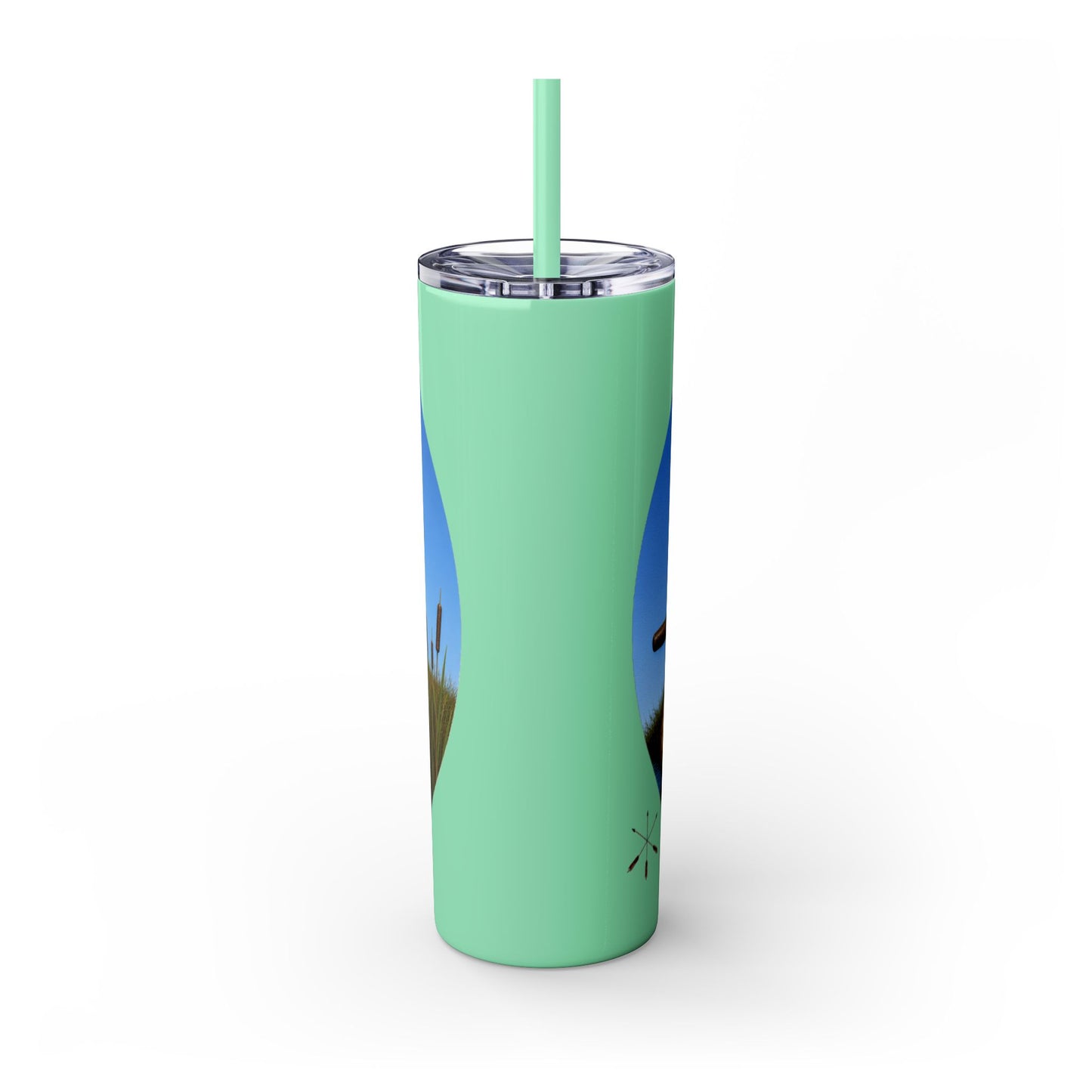 Ottawa Adawe Canoe Skinny Tumbler — 20oz Insulated Travel Cup with Straw