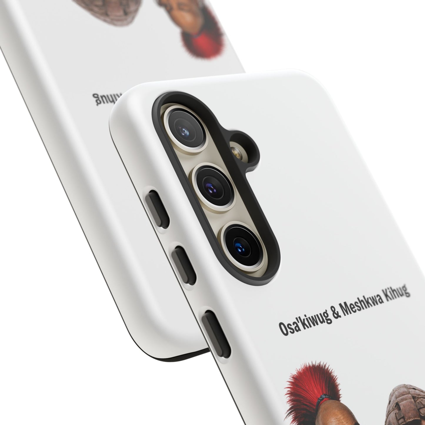 Sac&Fox Phone Case — 'Blackhawk' Raven Crest Protective Tough Case