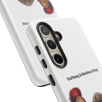 Sac&Fox Phone Case — 'Blackhawk' Raven Crest Protective Tough Case