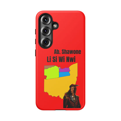 Absentee Shawnee homelands Phone Case — 'Li Si Wi Ni' Design