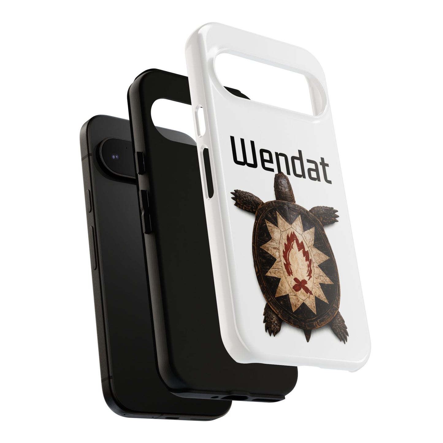 Wyandotte Wendat Turtle Phone Case — Indigenous Turtle Shield Design