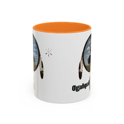 Quapaw Buffalo Mug – Ogahpah Native Spirit Ceramic Coffee Cup (11oz/15oz)