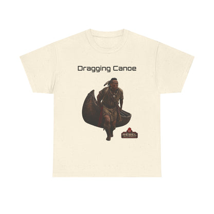 Dragging Canoe Canoe Warrior T-Shirt — Native American Historical Tribute Tee