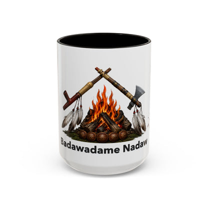 Potawatomi Native Pride Campfire Mug — Badawadame Nadaw Design (11oz/15oz)