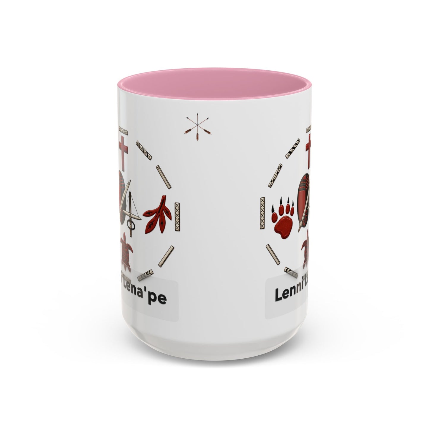 Delaware East Lenni Lenape Tribal Ceramic Mug – Native Symbols Coffee Cup (11oz/15oz)