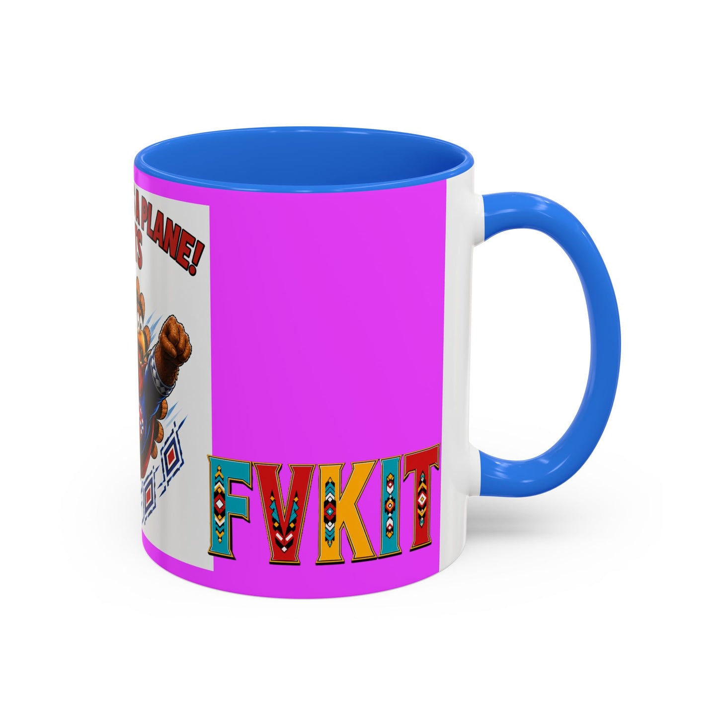 Turkey Coffee Mug — "It’s a Bird! It’s a Plane! No It’s" Colorful 11/15oz Mug