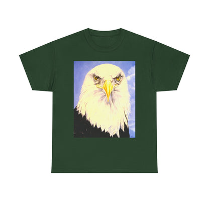 Bald Eagle Graphic Tee — Patriotic Vintage Bird T-Shirt with Arrow Back Design