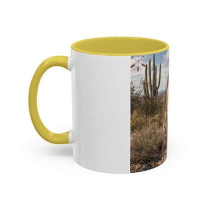 Ft. Sill Apache Desert Scene Coffee Mug — 'N'de' Southwest Landscape 11/15oz