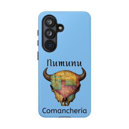 Comanche Phone Case — Comancheria Buffalo Skull Map "Numunu" (Protective, Cultural Design)
