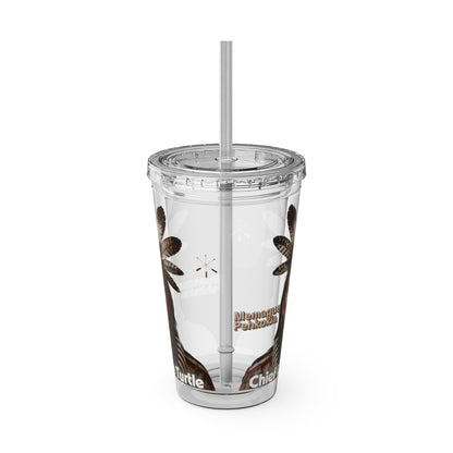 Miami Chief Little Turtle Sunsplash 16oz Tumbler with Straw