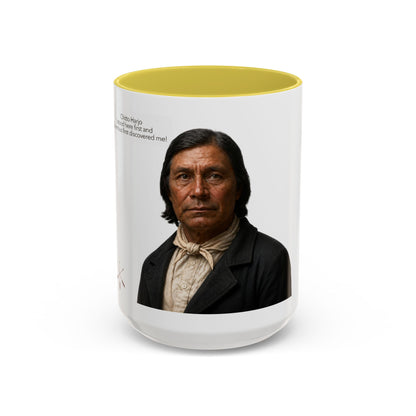 Chitto Harjo Portrait Mug — Historical Native American Portrait Coffee Mug (11oz, 15oz)
