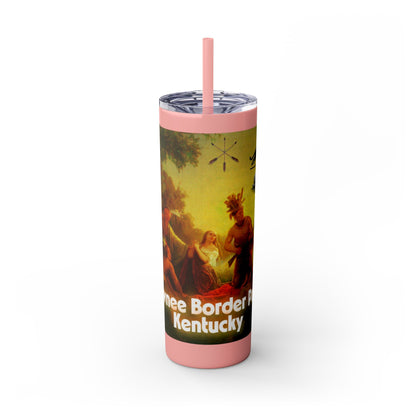 Shawnee East Skinny Tumbler with Straw, 20oz