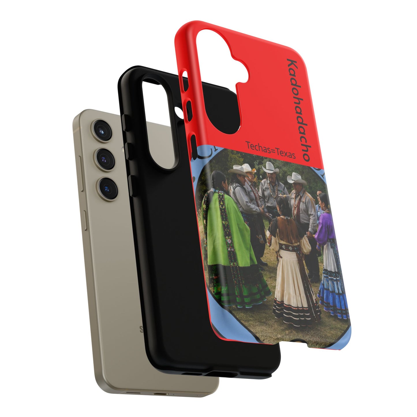 Caddo Phone Case – Native Dancers Photo Design (Kaddhadachto)