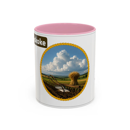 Muscogee Scenic Harvest Coffee Mug – Rustic Countryside Landscape 11oz/15oz