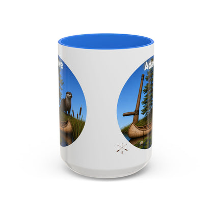 Ottawa Adawe Otter Canoe Mug — Nature Wildlife Coffee Cup (11oz & 15oz)