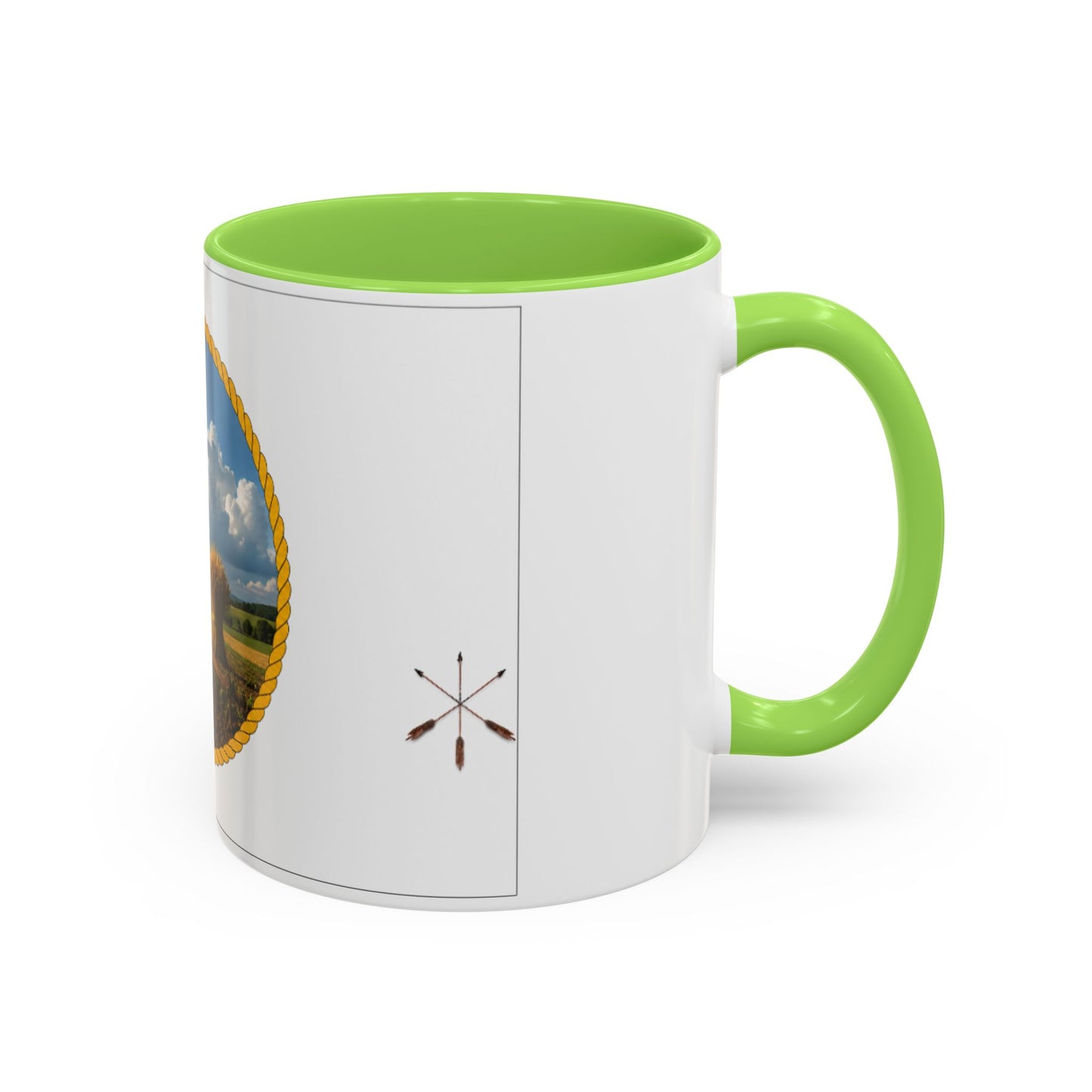 Muscogee Scenic Harvest Coffee Mug – Rustic Countryside Landscape 11oz/15oz