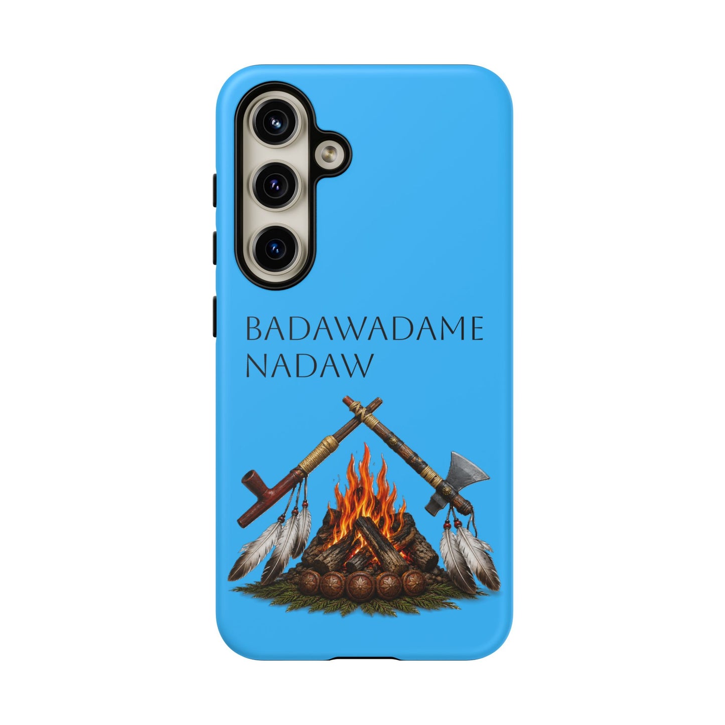 Pottawatomi Tough Cases: 'Badawadame Nadaw' Campfire & Tools Phone Case