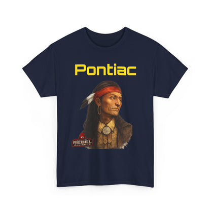 Pontiac Portrait T‑Shirt — Native Chief Graphic Tee