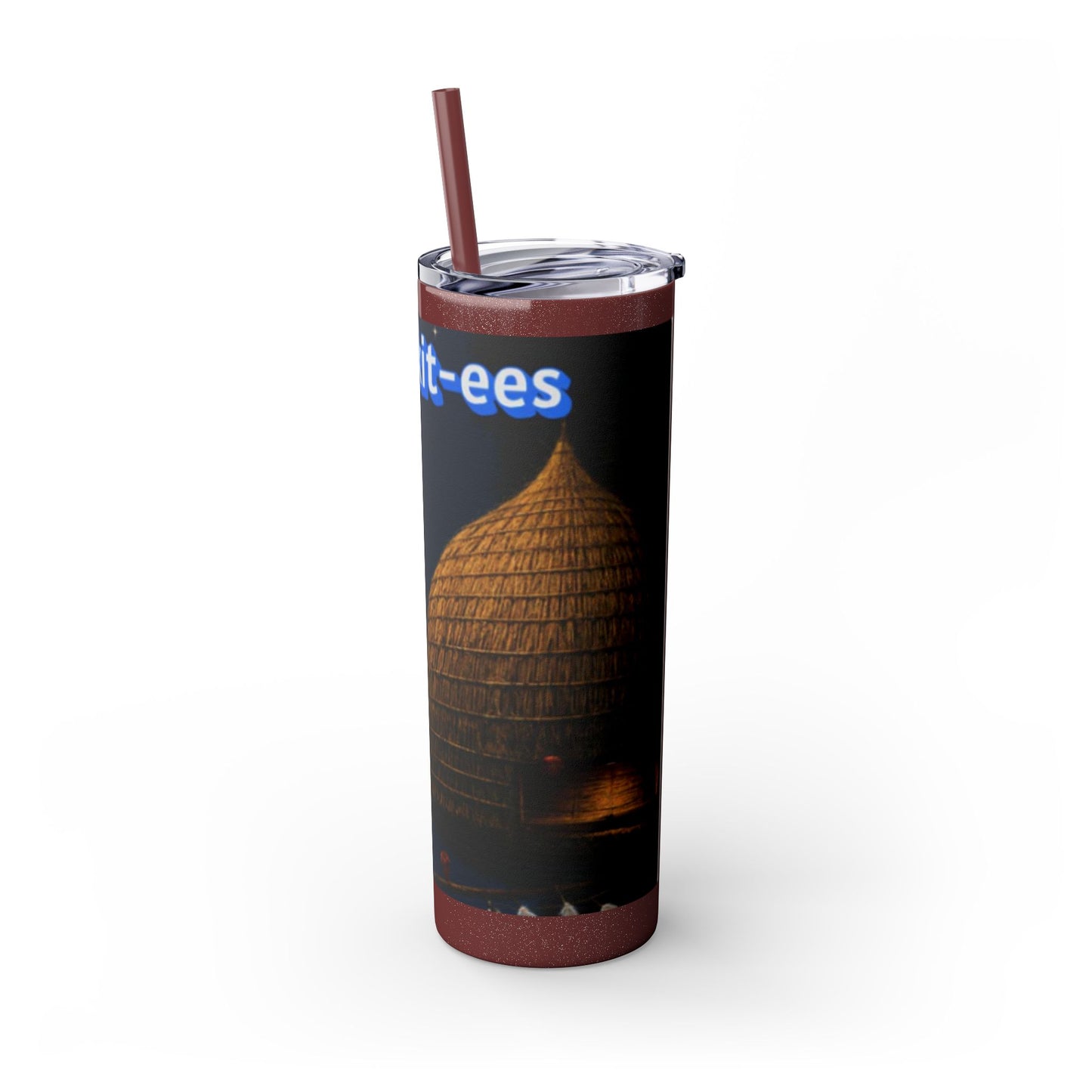 Wichita Skinny Tumbler with Straw, 20oz
