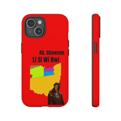 Absentee Shawnee homelands Phone Case — 'Li Si Wi Ni' Design