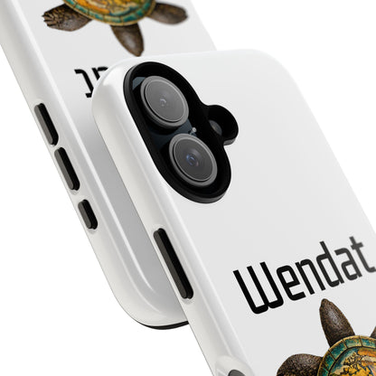 Wyandotte Wendat Turtle Phone Case — Indigenous Turtle Shield Design