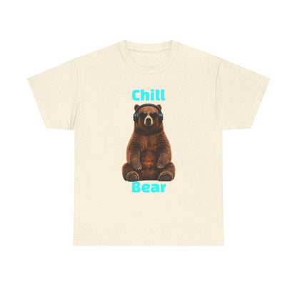 Chill Bear Tee — Cute Relaxed Bear Graphic T-Shirt