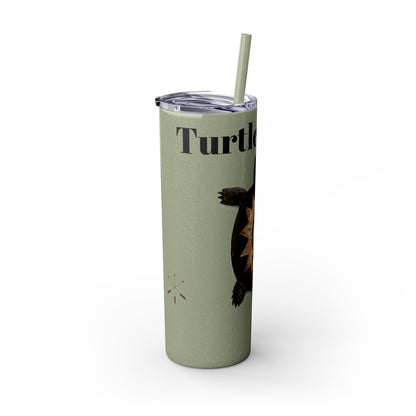 Wyandotte Skinny Tumbler with Straw, 20oz