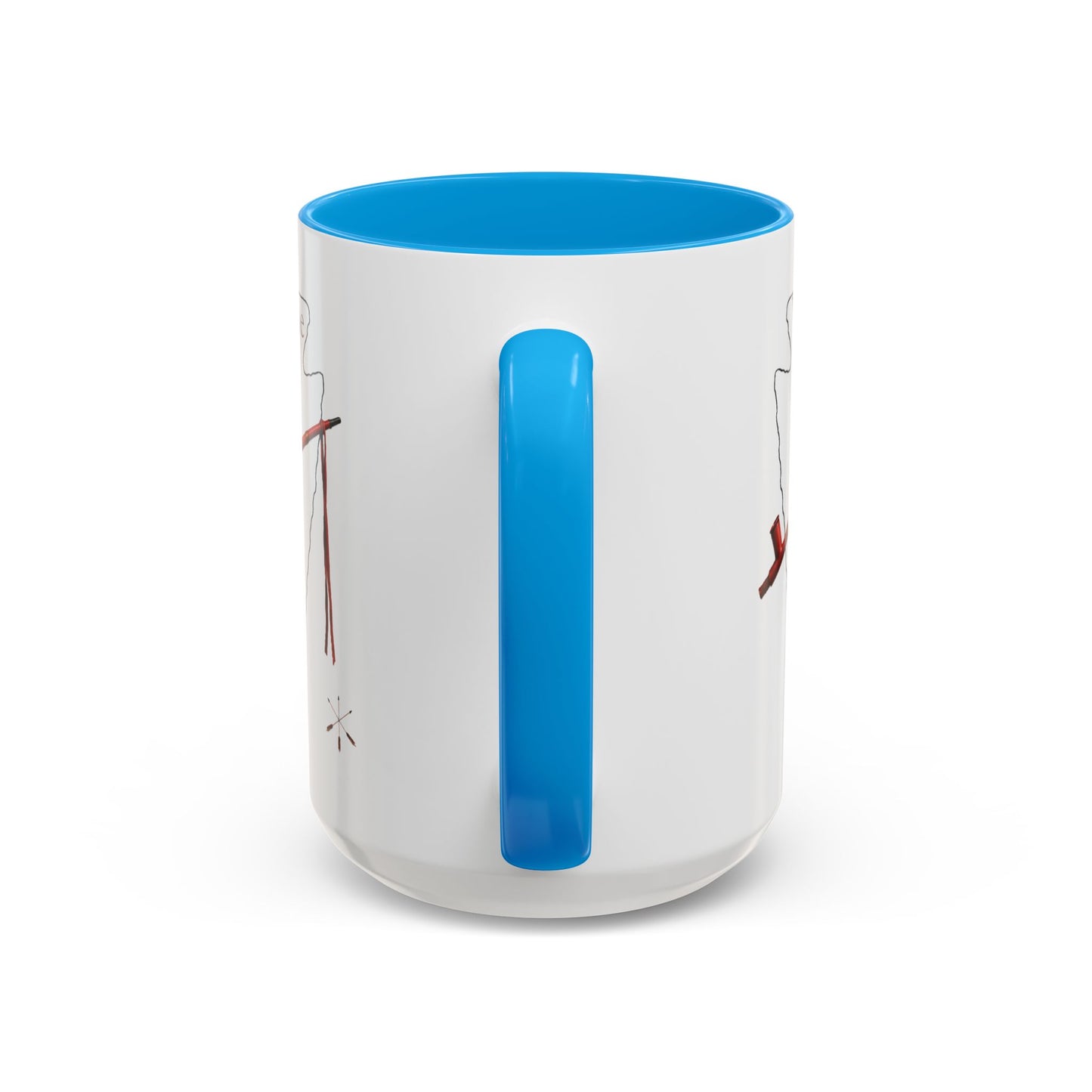 Osage Wazhazhe Tribal Feather Mug (11oz & 15oz) — Native-Inspired Coffee Cup
