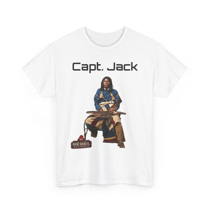 Capt. Jack Graphic Tee — Vintage Captain Illustration Shirt