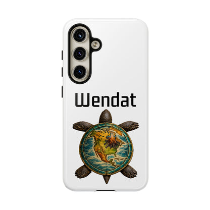 Wyandotte Wendat Turtle Phone Case — Indigenous Turtle Shield Design