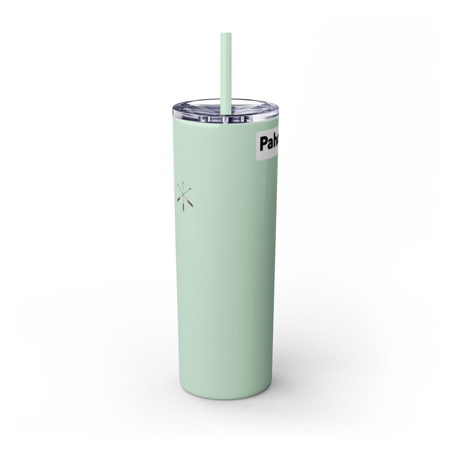 Iowa 20oz Skinny Tumbler with Native Dreamcatcher Design - 'Pahodje' Travel Straw Cup
