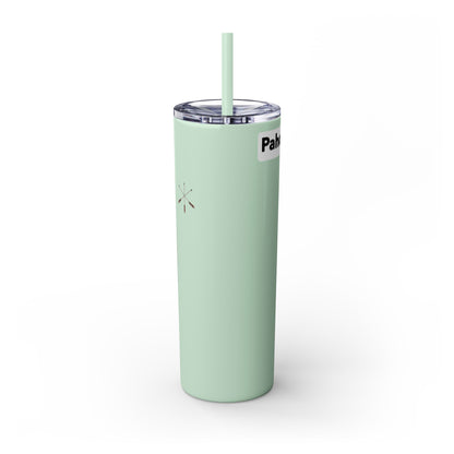 Iowa 20oz Skinny Tumbler with Native Dreamcatcher Design - 'Pahodje' Travel Straw Cup