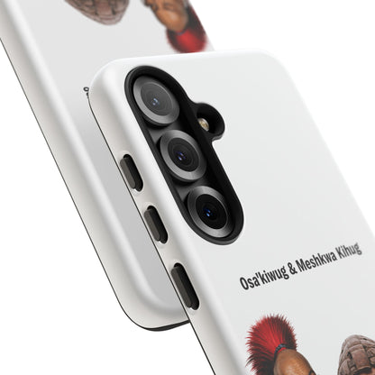 Sac&Fox Phone Case — 'Blackhawk' Raven Crest Protective Tough Case