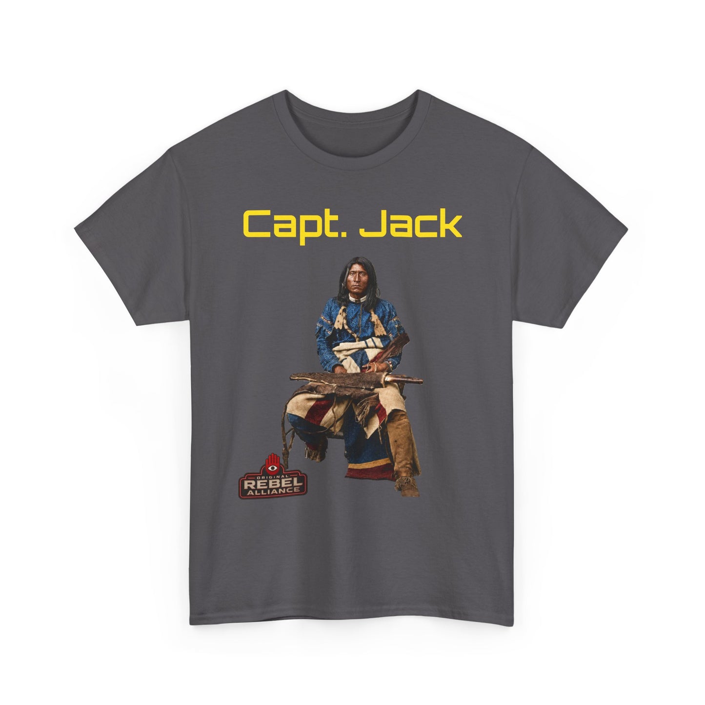 Capt. Jack Graphic Tee — Vintage Captain Illustration Shirt