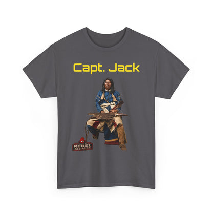Capt. Jack Graphic Tee — Vintage Captain Illustration Shirt