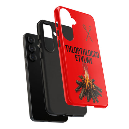 Thlopthlocco Protective Phone Case —  Text "THLOPTHLOCCO ETVLWV"
