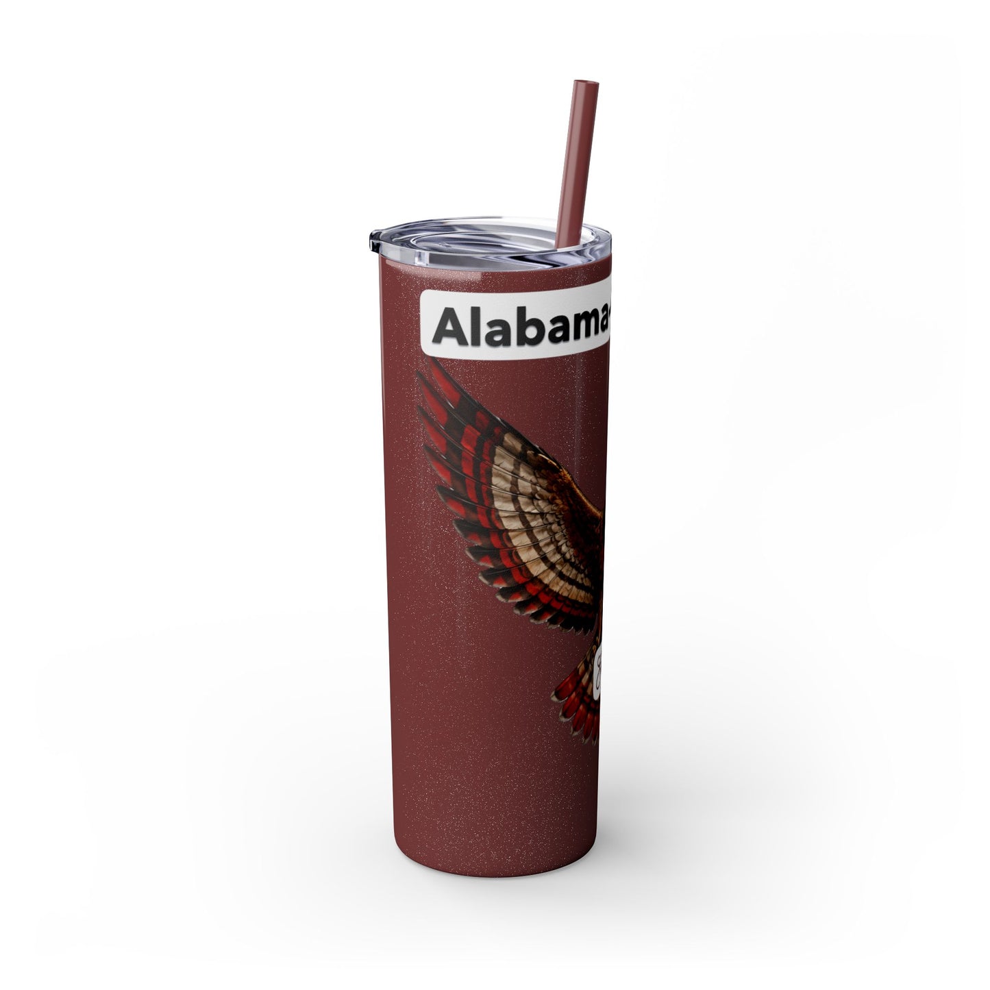 AQ Skinny Tumbler with Straw, 20oz