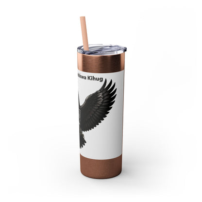 Sac Fox Skinny Tumbler with Straw, 20oz