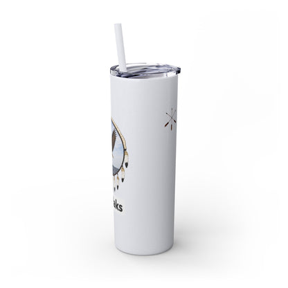 Modoc Eagle Skinny Tumbler – 20oz Straw Travel Cup (Maklaks)