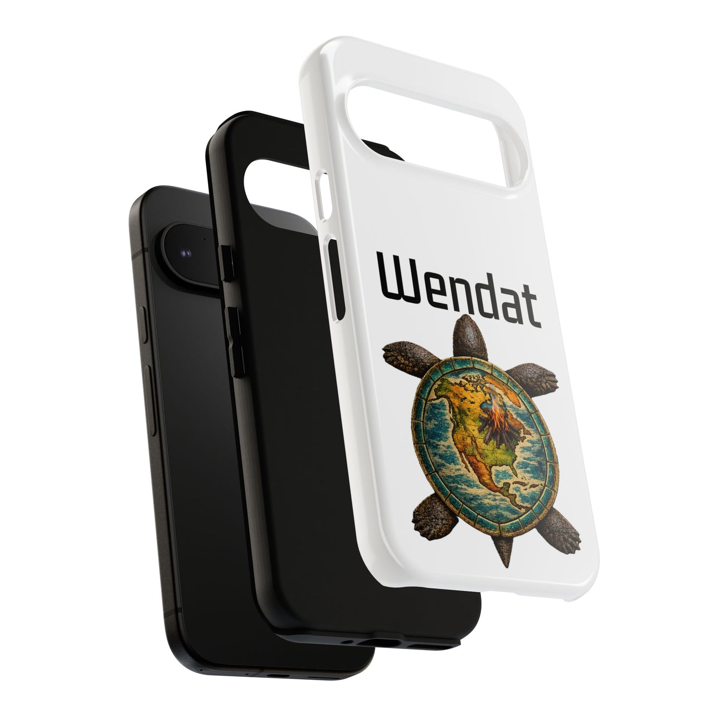 Wyandotte Wendat Turtle Phone Case — Indigenous Turtle Shield Design