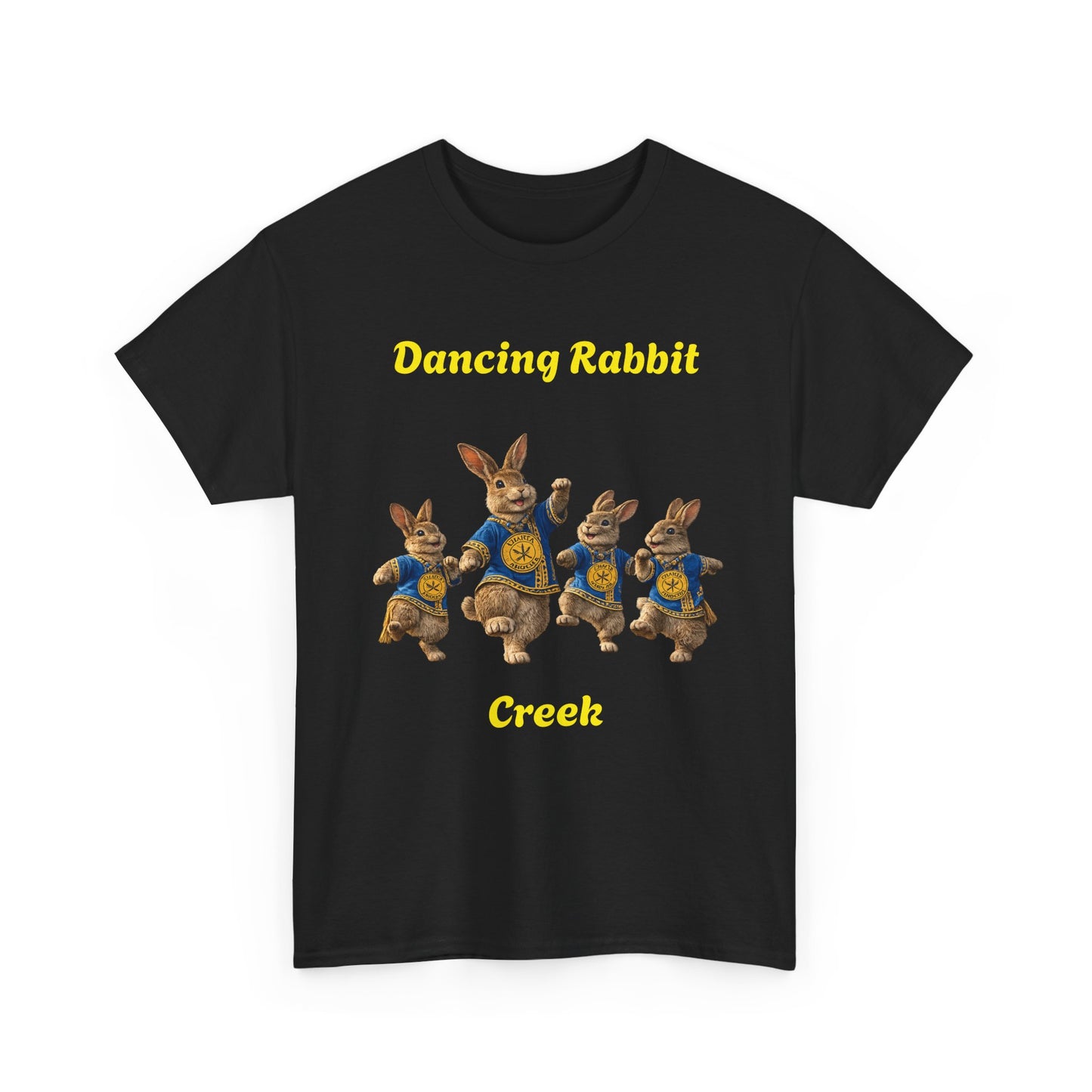 Dancing Rabbit Creek Tee — Vintage Dancing Bunnies Graphic T-Shirt
