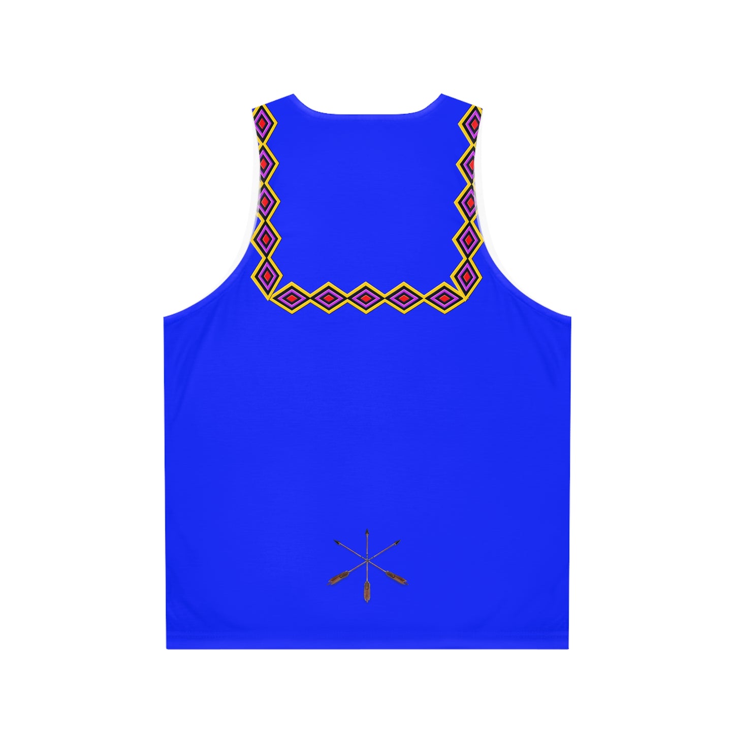 Chahta Blue Diamond Yoke Tank Top