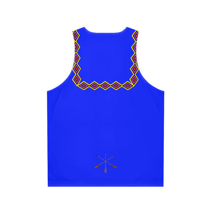 Chahta Blue Diamond Yoke Tank Top
