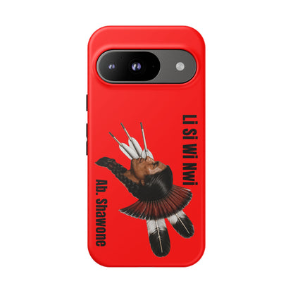 Absentee Shawnee Headdress Phone Case — 'Li Si Wi Ni' Design