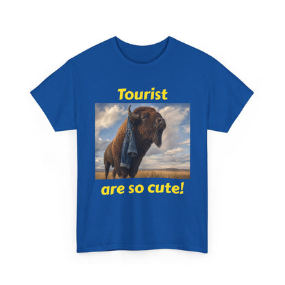 Tourist Are So Cute! T-Shirt — Funny Bison Photo Tee