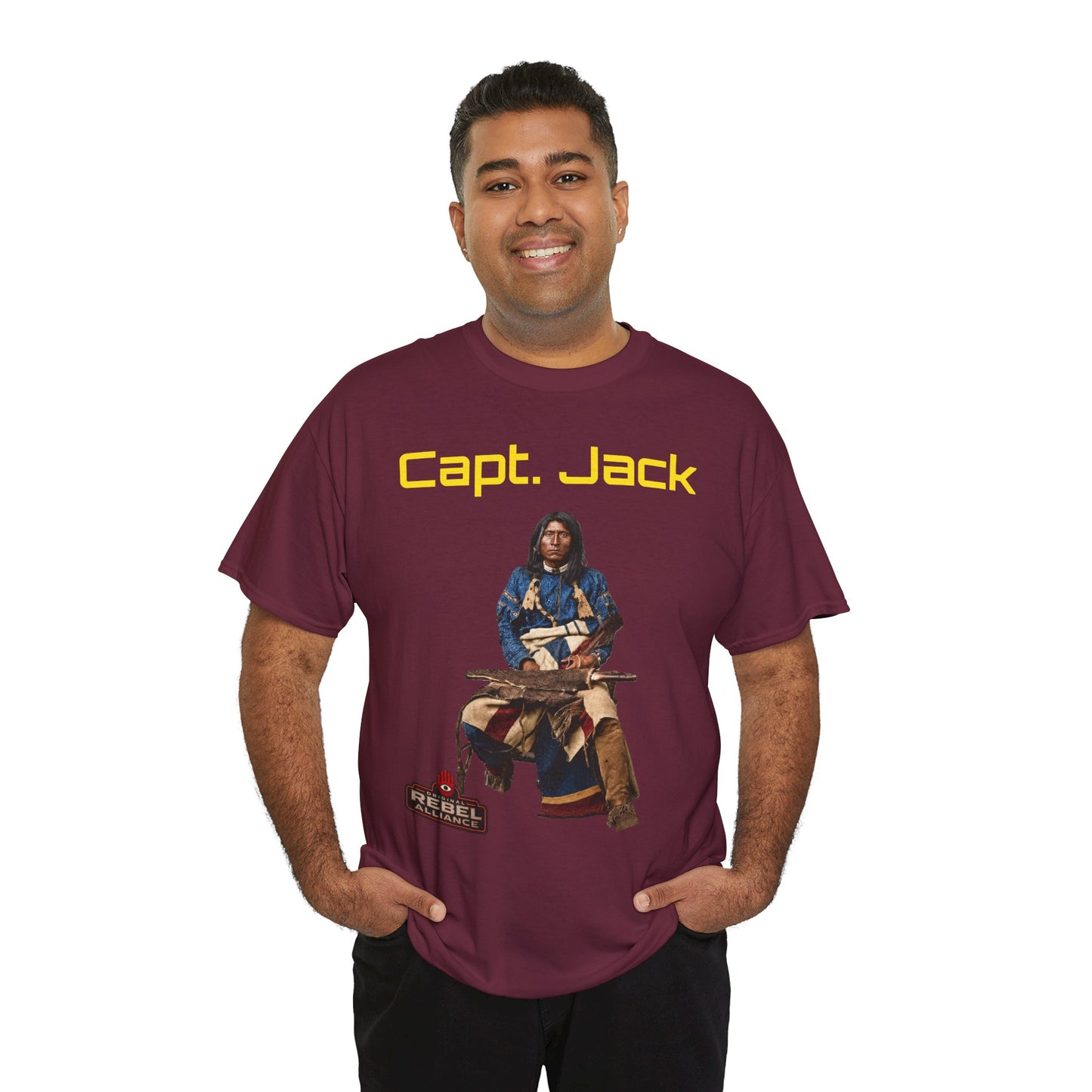 Capt. Jack Graphic Tee — Vintage Captain Illustration Shirt