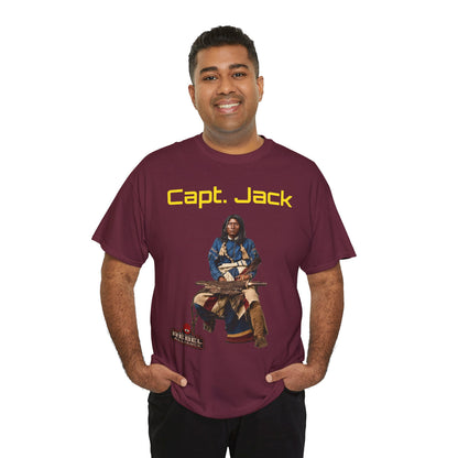 Capt. Jack Graphic Tee — Vintage Captain Illustration Shirt