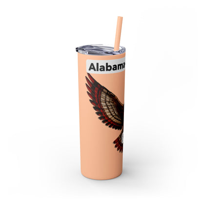 AQ Skinny Tumbler with Straw, 20oz