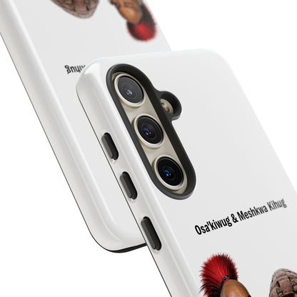 Sac&Fox Phone Case — 'Blackhawk' Raven Crest Protective Tough Case