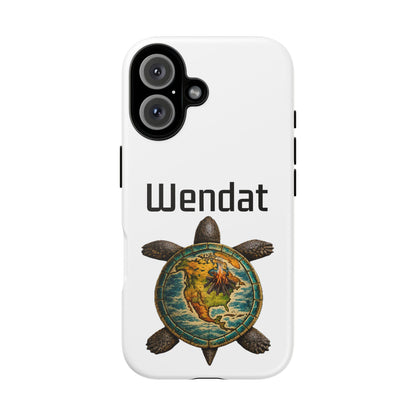 Wyandotte Wendat Turtle Phone Case — Indigenous Turtle Shield Design